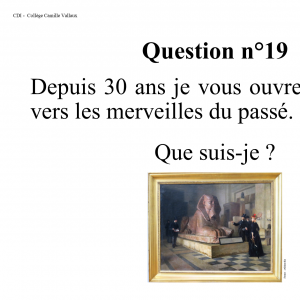 Question n°19