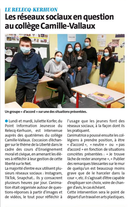 Télégramme 29 janvier 2021