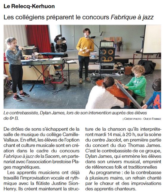 Ouest France 14 mars 2019