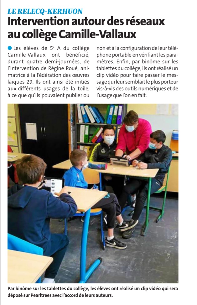 Télégramme du 9 05 2021