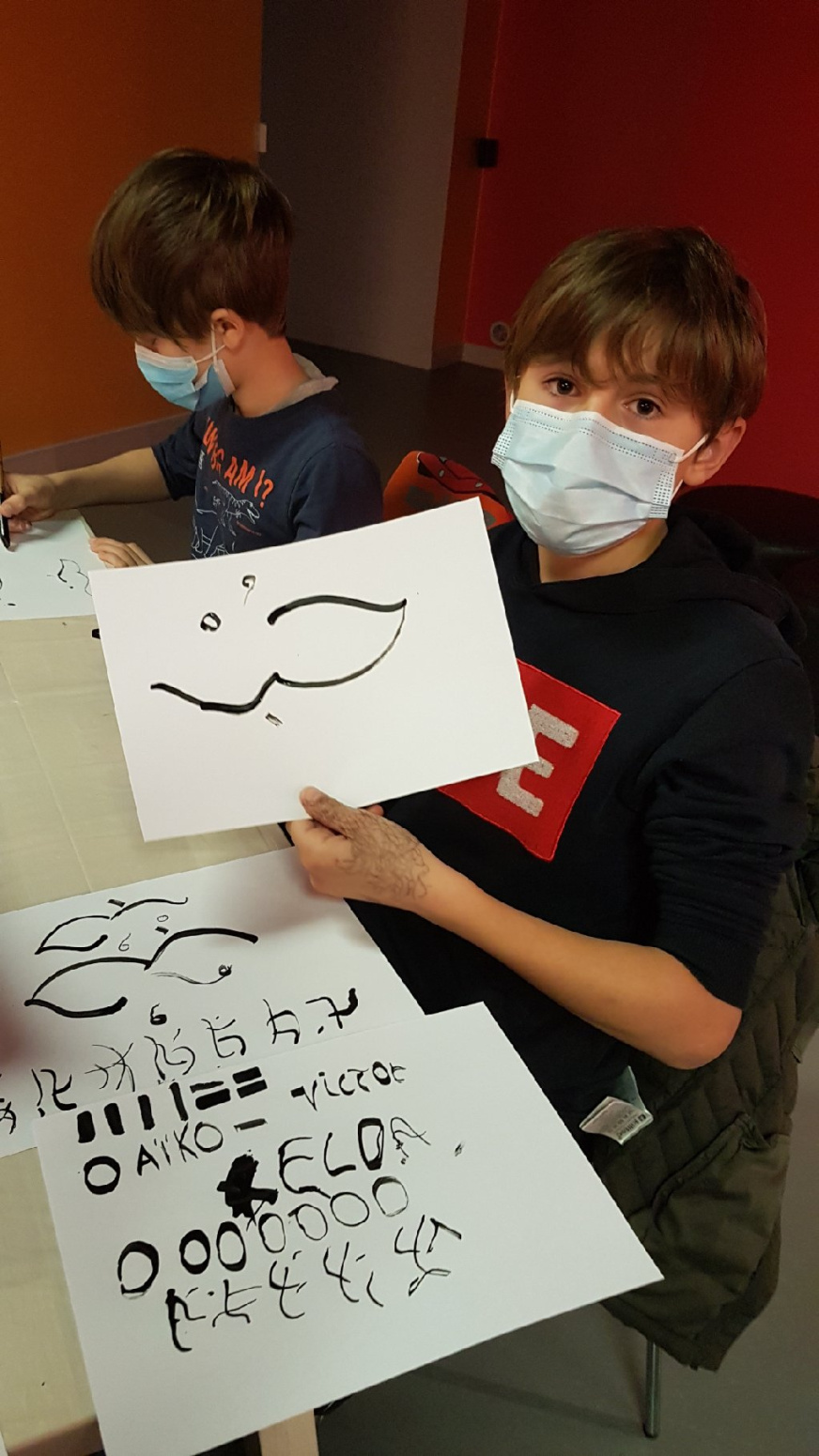 Calligraphie du mot amour