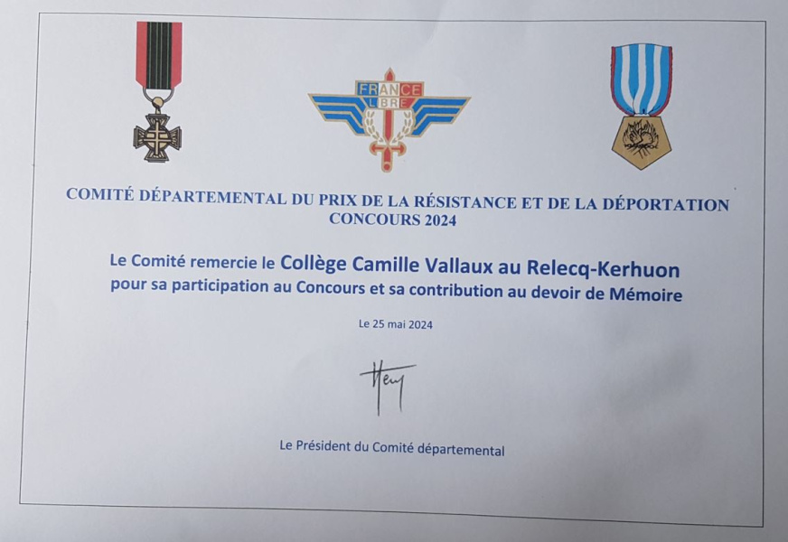 Le devoir de Mémoire