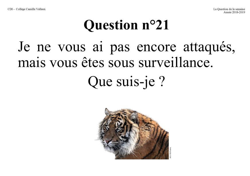 Question n°21